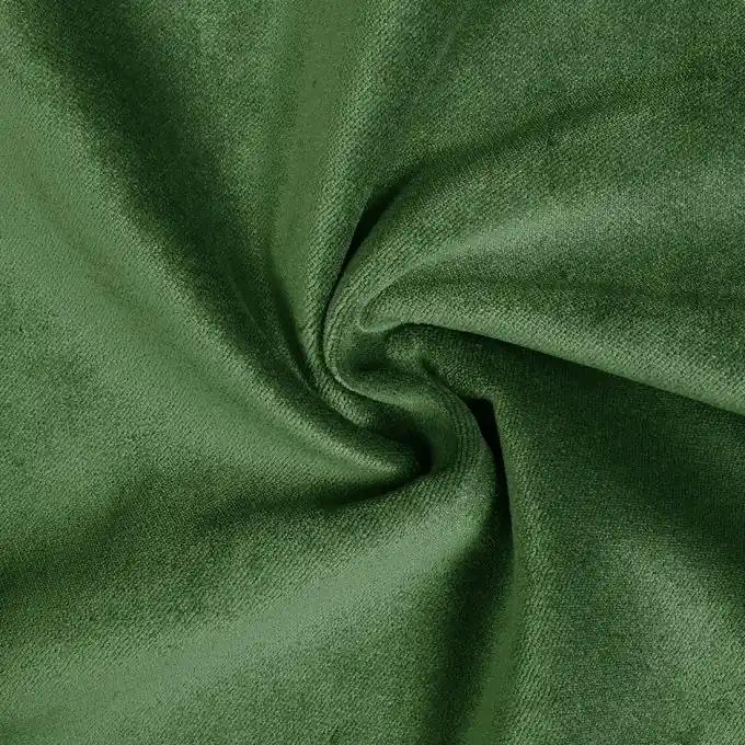 Aktuell Dicker grüner Samtstoff