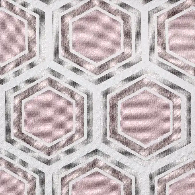 Jacquardstoff Sechsecker rosa Nur Für Kurze Zeit