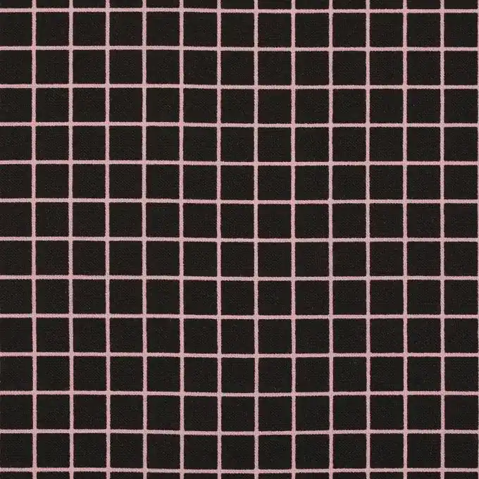 Top-Seller Baumwollstoff Karos schwarz