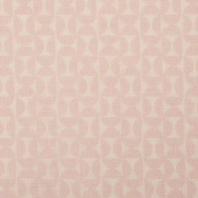 Solange Der Vorrat Reicht Baumwollstoff Geomuster rosa