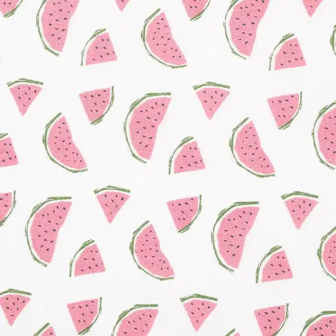 Baumwollstoff Wassermelone rosa Kostenfreie Lieferung
