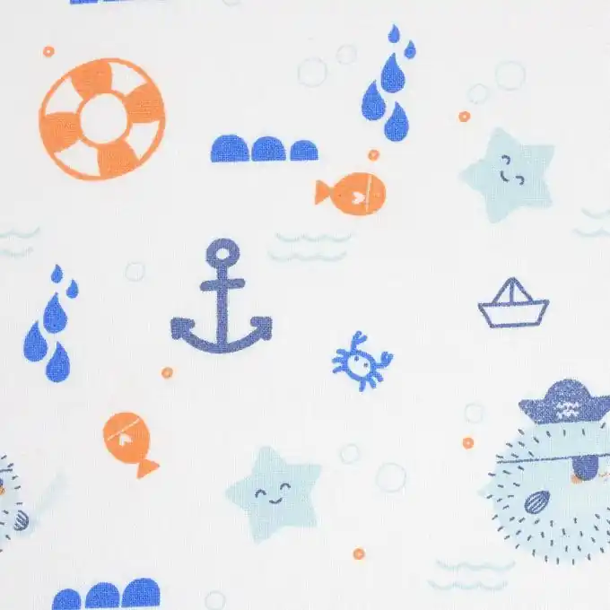 Kracherpreis Baumwollstoff Meereswelt