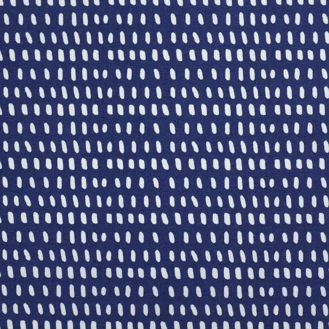 Top-Qualität Baumwollstoff Linie Blau