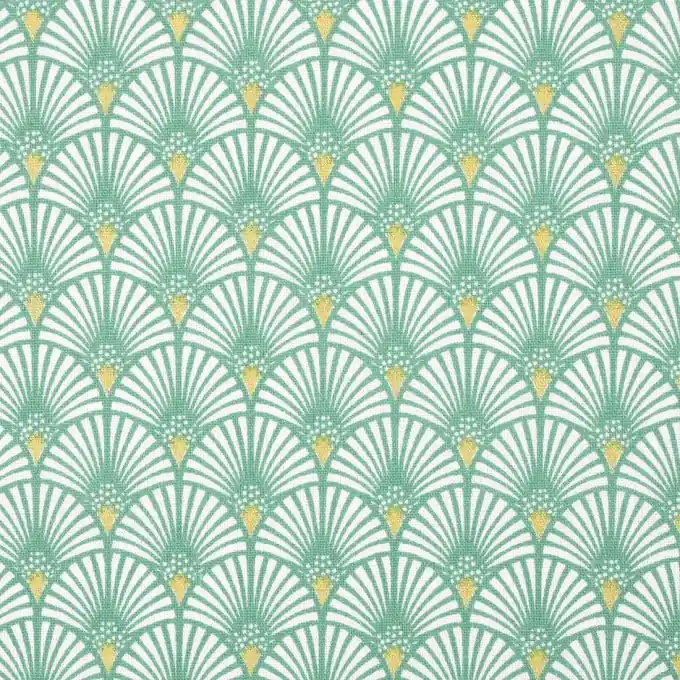 Mega-Angebot Baumwollstoff mit grünen Schuppen