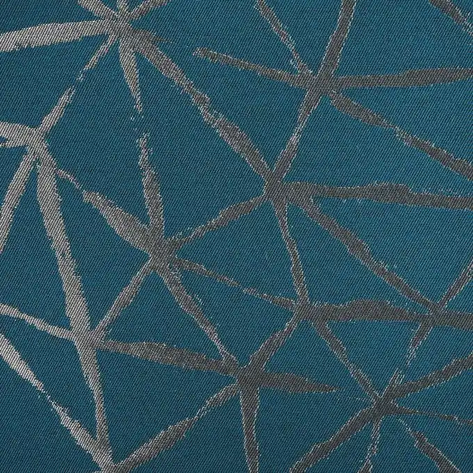 Angebot Jacquard blau silberfarben