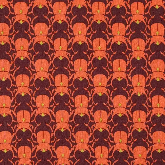 Baumwollstoff Käfer rosa Nur Für Kurze Zeit