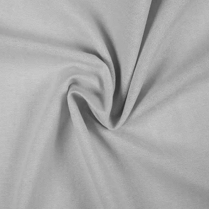 Knallerangebot Hellgrauer Chambray-Baumwollstoff