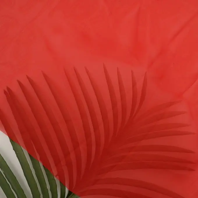 Begrenztes Angebot Chiffon, einfarbig rot