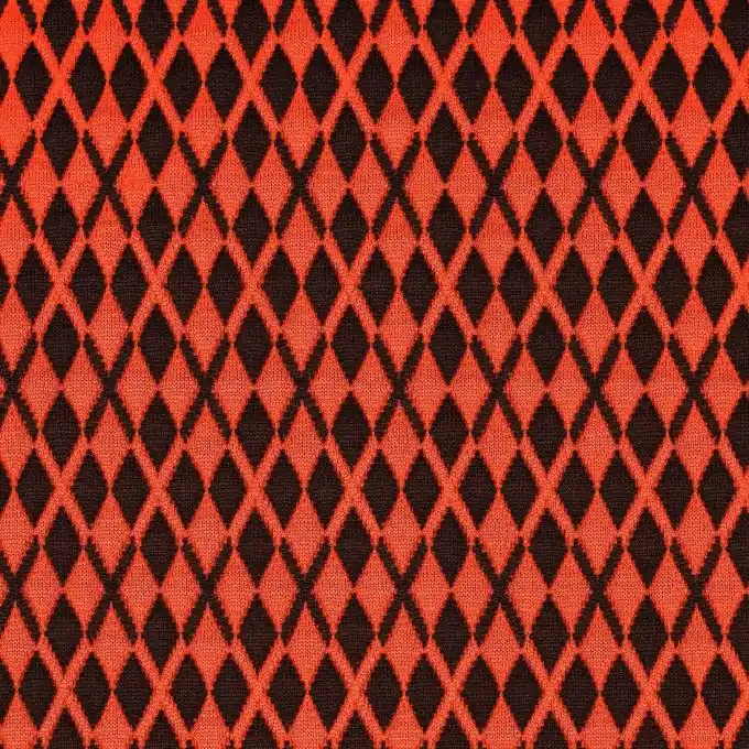 Dicker Strickstoff Rauten Koralle Geprüft