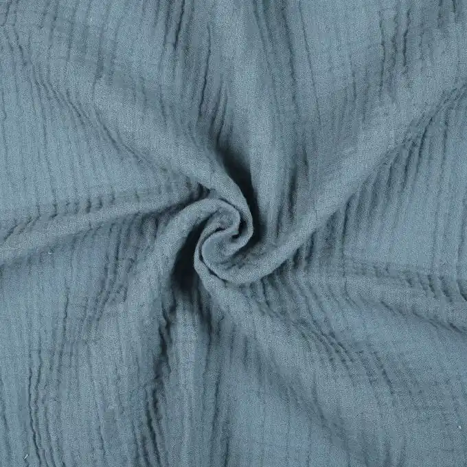 Doppelte Gaze-Baumwolle dunkelgrün Letzte Chance