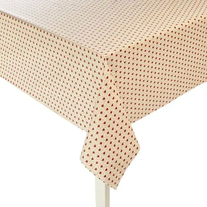 Preiswert Beschichteter Stoff für Tischdecke mit kleinen Herzen