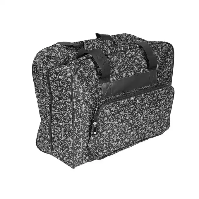 Großhandel Origami Nähmaschinentasche Dunkelgrau 45x21x37 cm