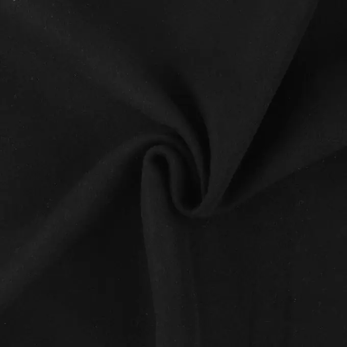 Jetzt Kaufen Stoff mit Wollstoffeffekt schwarz