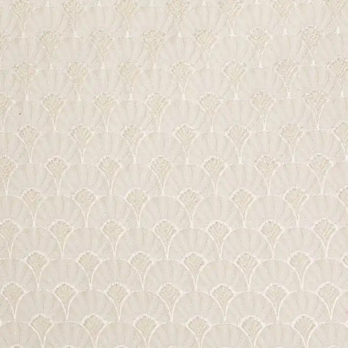 Jacquard Schuppenmuster beige Premium