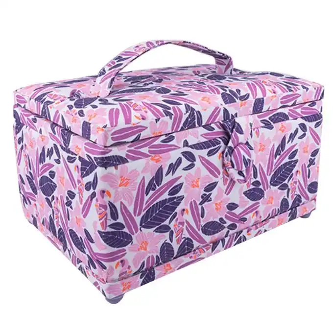 Nähkorb in violettem Dschungelmuster Beliebt