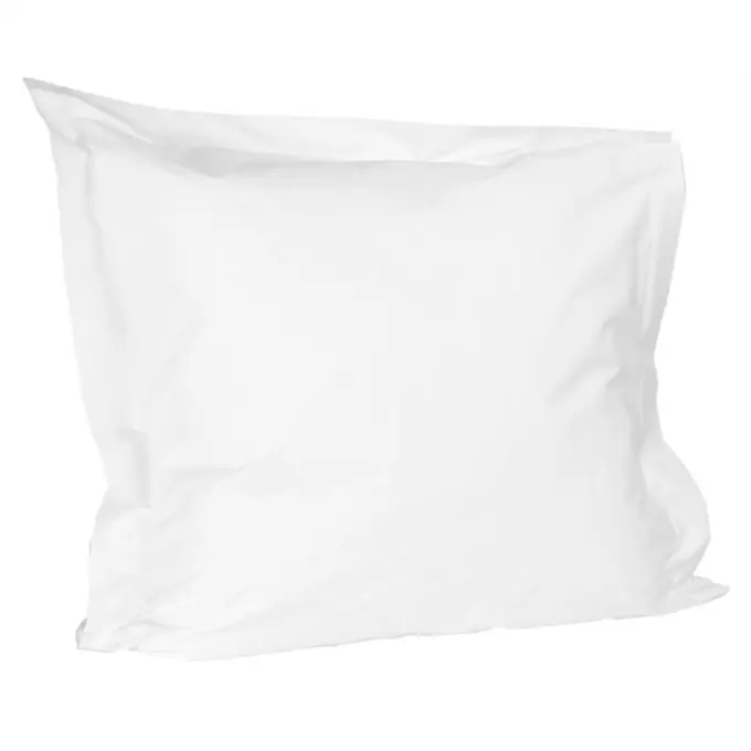 Letzte Chance Quadratischer Kopfkissenbezug Perca, weiß