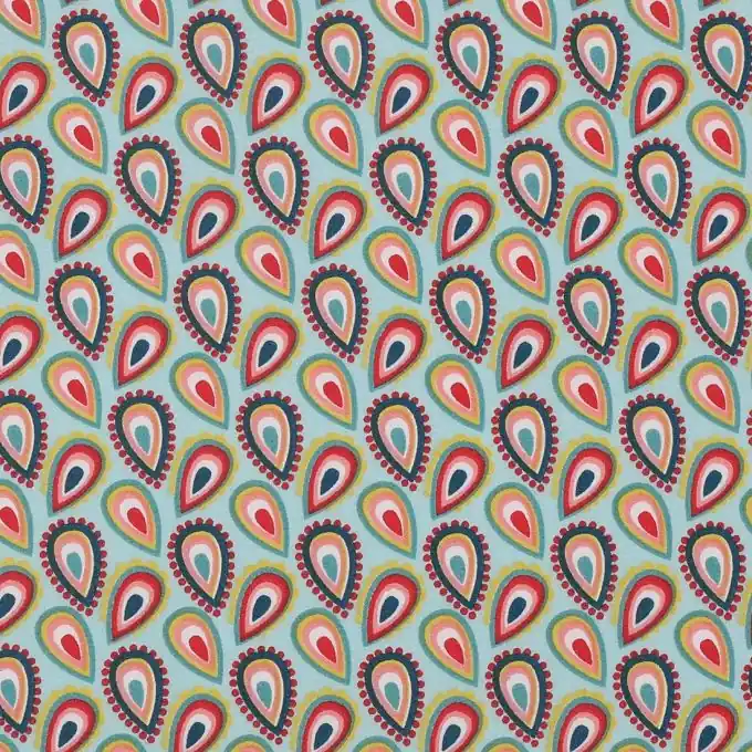 Bio Baumwollstoff Cashmere bunt Meistverkauft