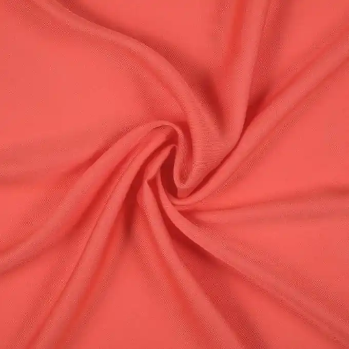 Viskosestoff, einfarbig korallenrot Gleich Bestellen