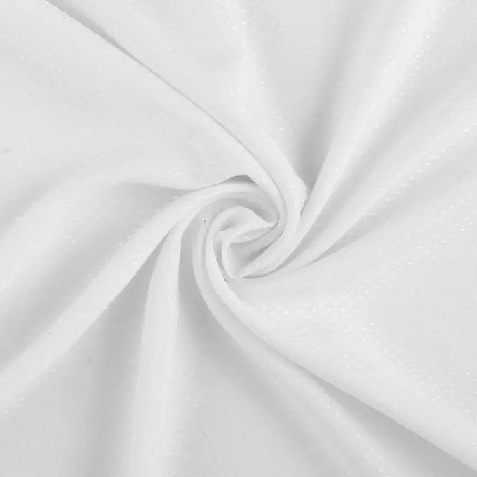 Viskosestoff mit weißem Muster, 140 cm Breite Expressversand