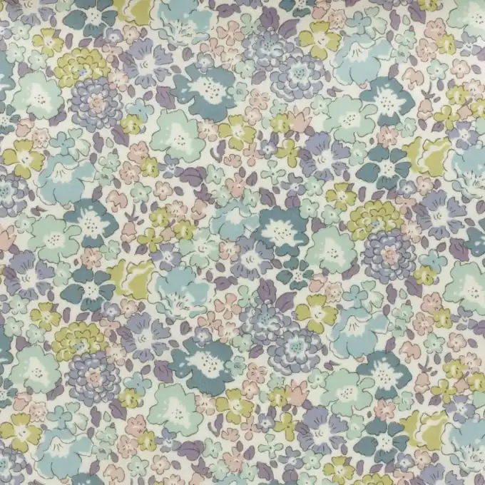 Popeline Baumwolle Liberty Michelle violet blau Geprüft