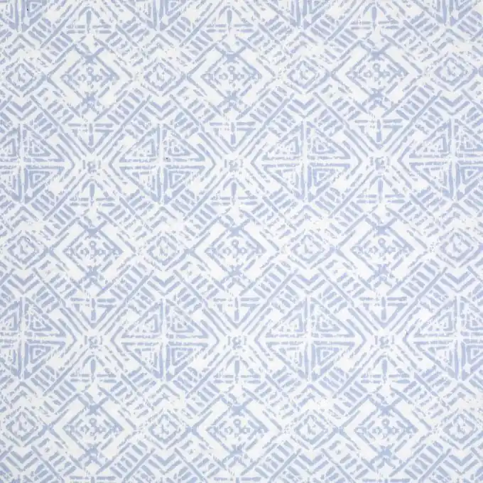 Limited Edition Jersey-Stoff Ikat himmelblau