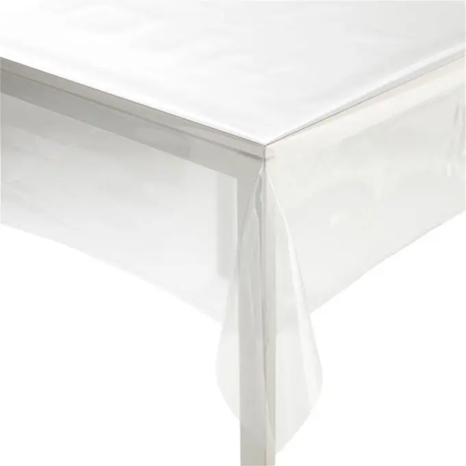 Abverkauf Dünne, transparente Tischdecke Kristall