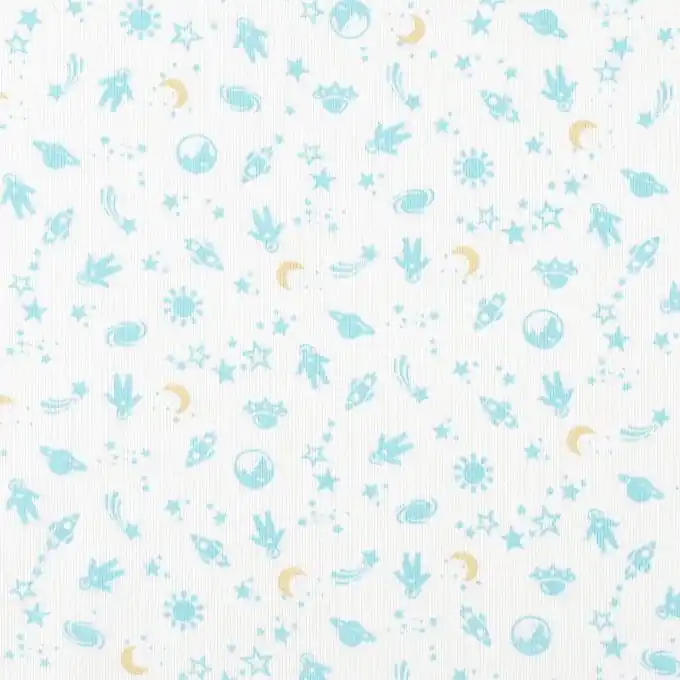 Strickstoff Space blau Top-Qualität