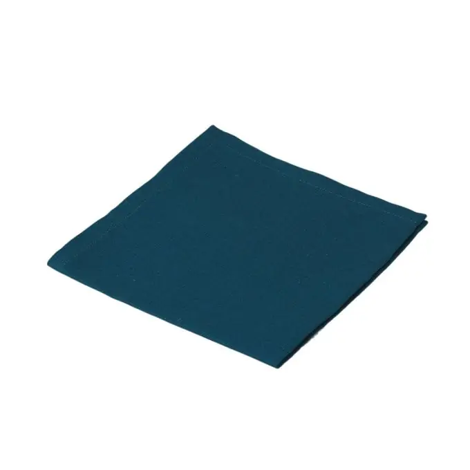 Top-Preis Einfarbige Stoffserviette Petrolblau
