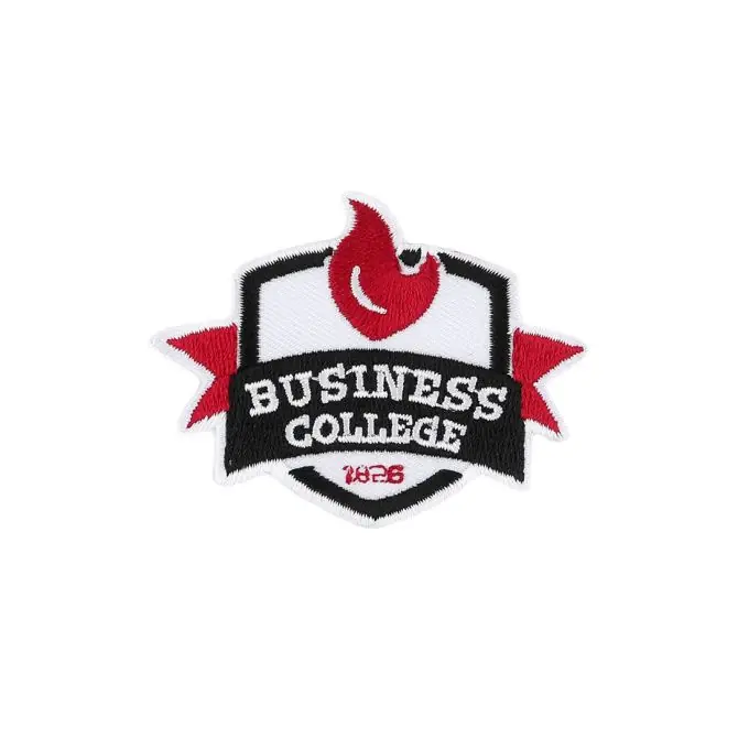 Bügelbild College Geprüft