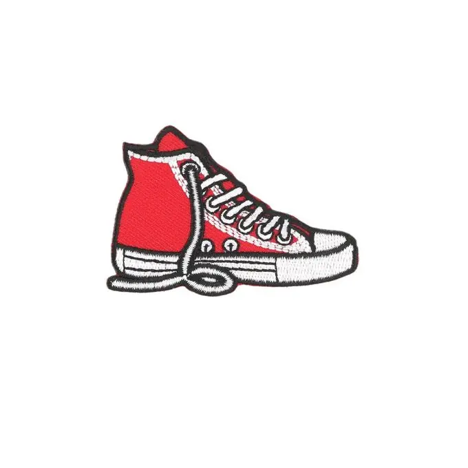 Thermoklebendes Patch Schuh Rot Neu Im Sortiment