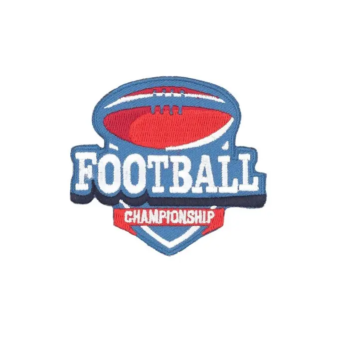 Patch Football Rot/Blau Begrenztes Angebot