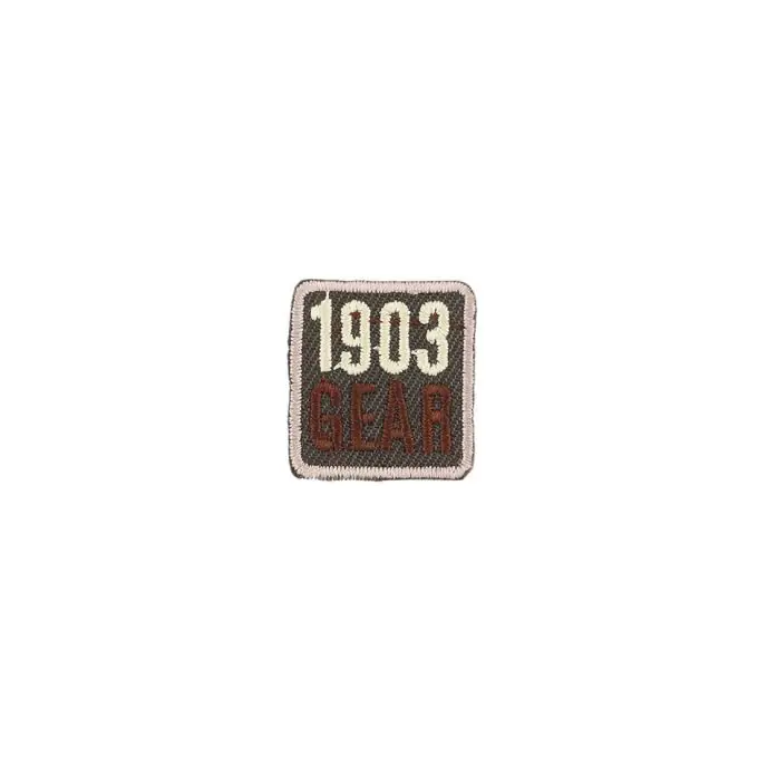 Geprüft Thermoklebendes Patch Gear 1903 Braun