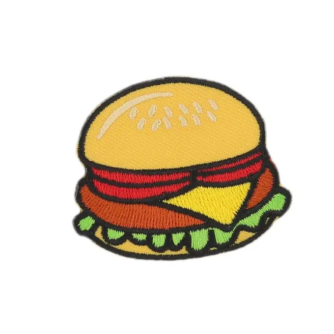 Bügelbild Burger gelb Solange Der Vorrat Reicht