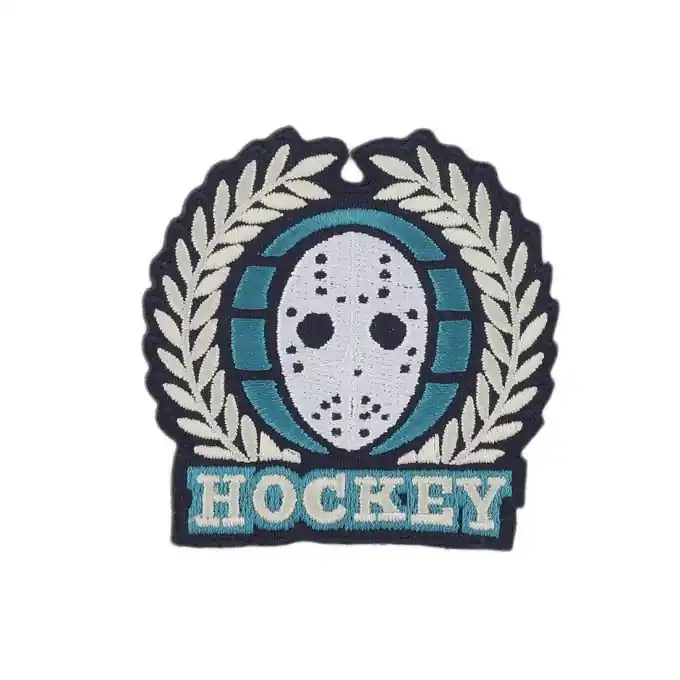 Garantierte Lieferung Bügelbild Hockey Entenblau