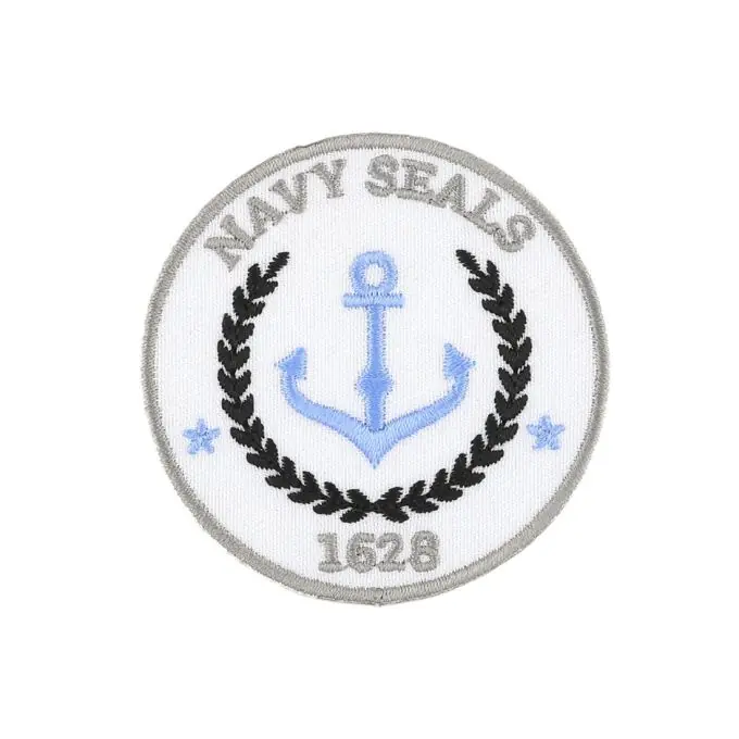 Top-Preis Thermoklebendes Patch Navy Seals Weiss