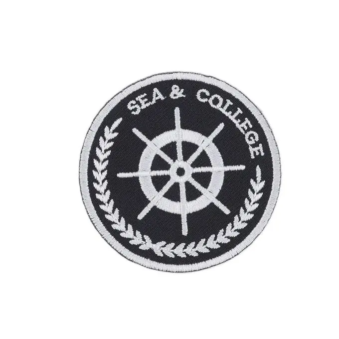 Heißes Angebot Thermoklebendes Patch Sea College Marineblau