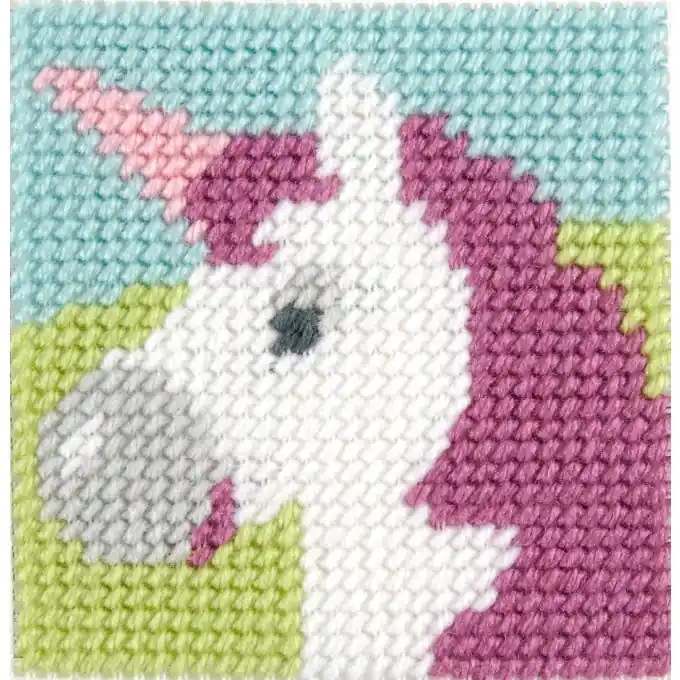 Neue Kollektion Canvas-Stickerei-Set Einhorn