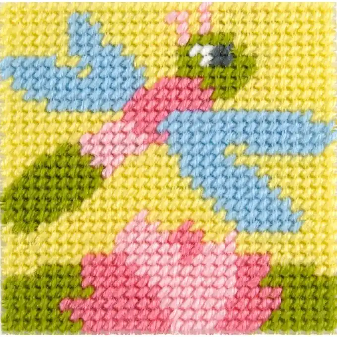 Kostenfreie Lieferung Canvas-Stickerei-Set Libelle