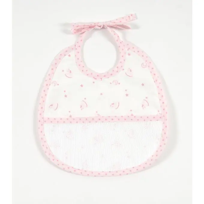 Günstig Lätzchen 3 Monate zum Besticken in Rosa