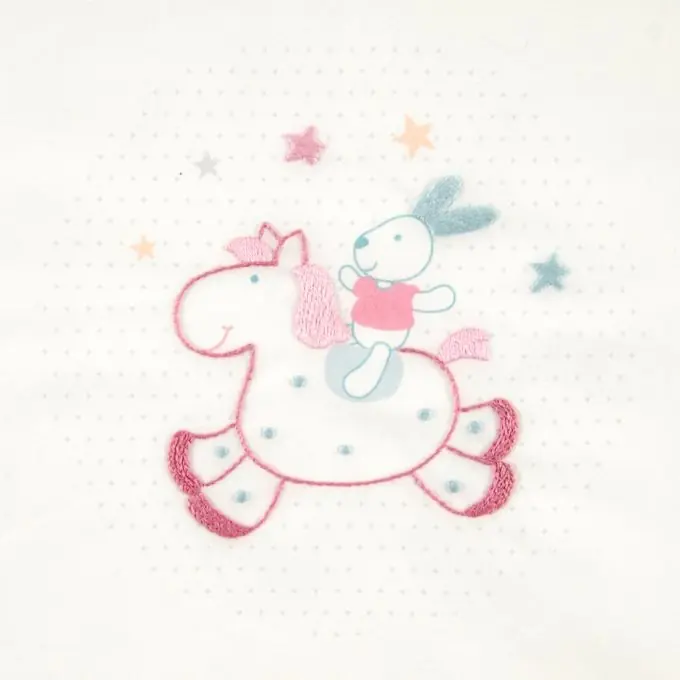 Stickerei-Kit Cheval au galop 14×14 cm Geprüft