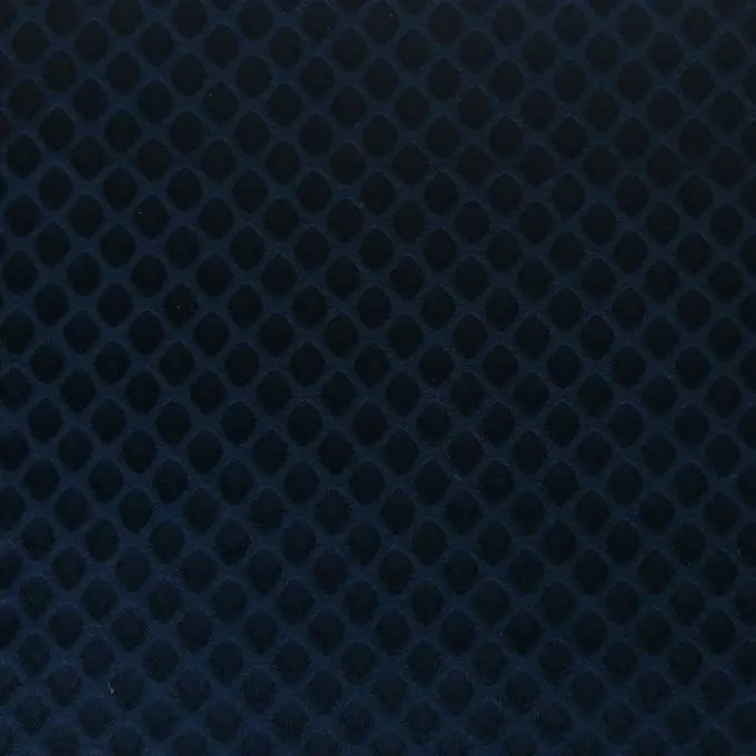 Strickstoff Rauten dunkelblau Neue Ware