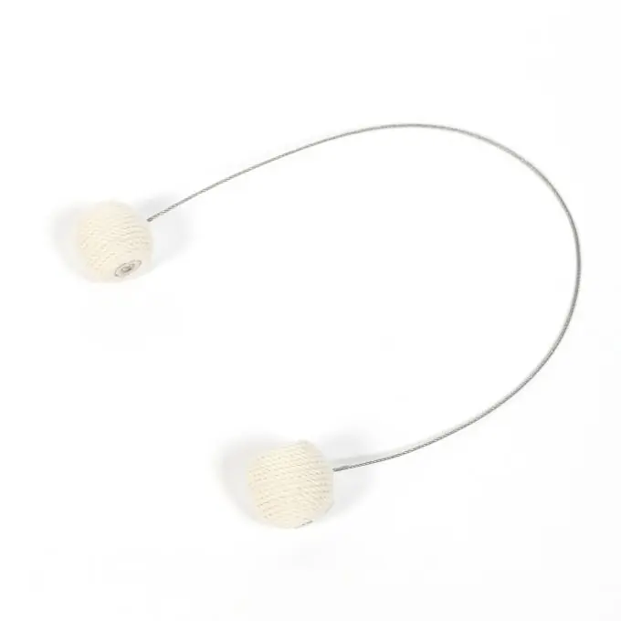 Neue Ware Trendiger Vorhanghalter, cremefarben