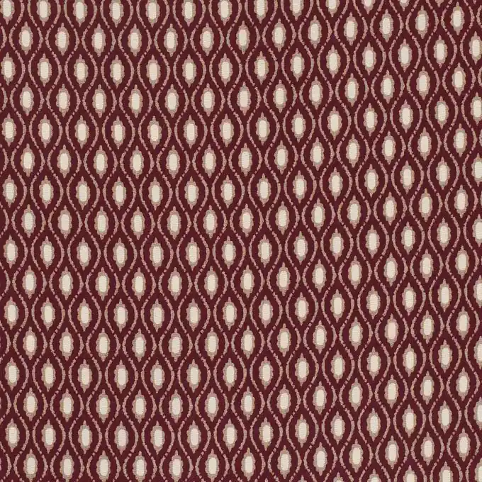 Bordeauxroter Popeline-Stoff im Ethno-Look Top-Seller