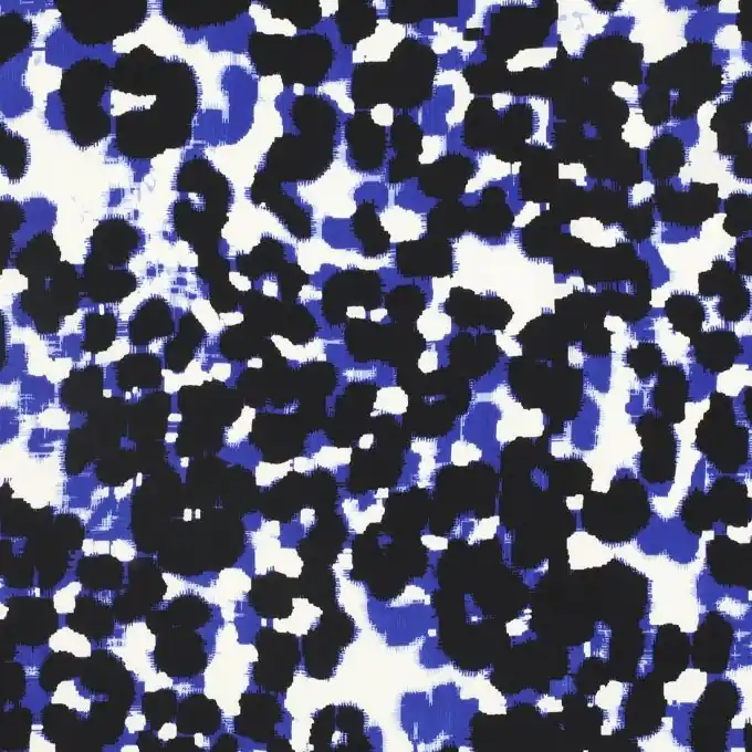 Direktkauf Satinstoff in blauem Tarnmuster