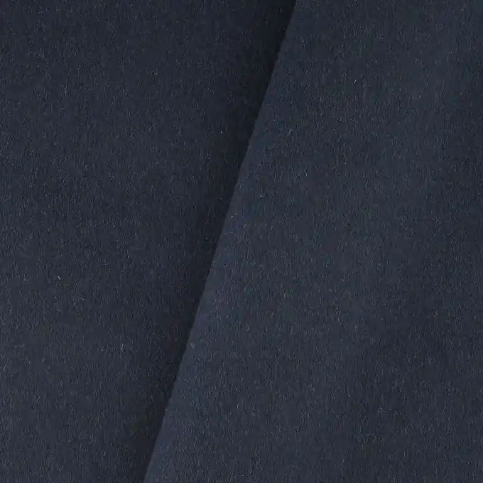 Heute Kaufen Wollstoff Mantel blau