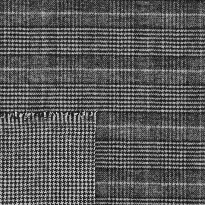 Wollstoff Karos doppelseitig Ab Werk