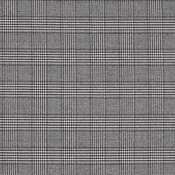 Prince de Galles Wollstoff Bordeaux-Grau, 145cm Breite Bestseller