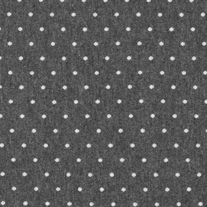 Schneller Versand Strick gewirk mit Punkten in Grau