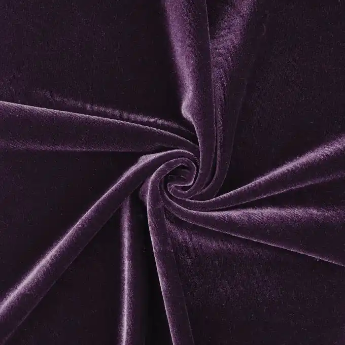 Samtstoff violet Knallerangebot