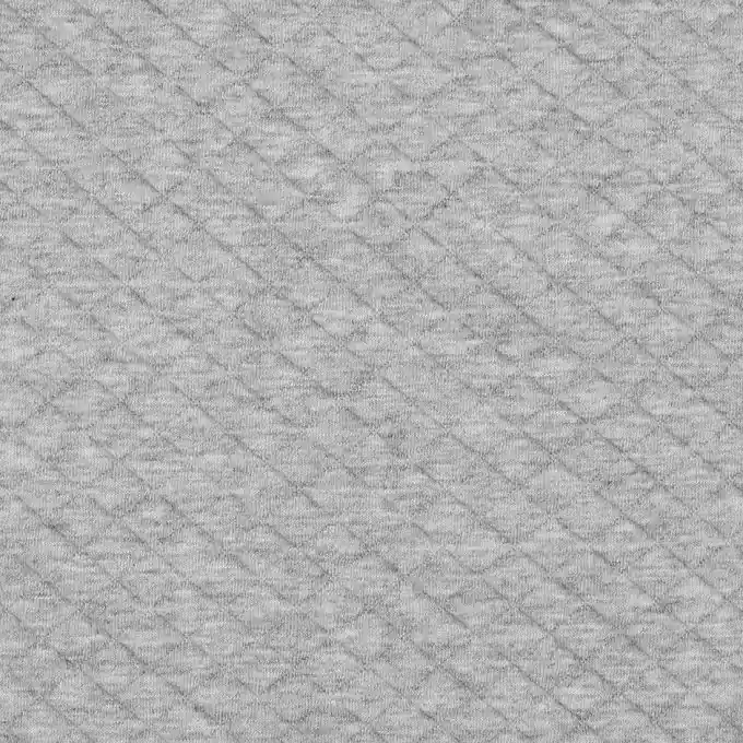 Aktuell Steppstoff Rautenmsuter grau